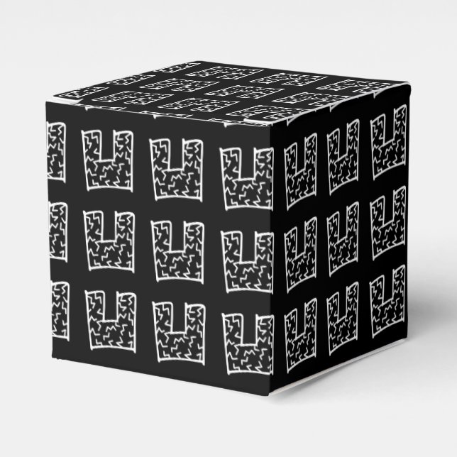 Caja Para Regalos patrón irregular (Costado Anverso)