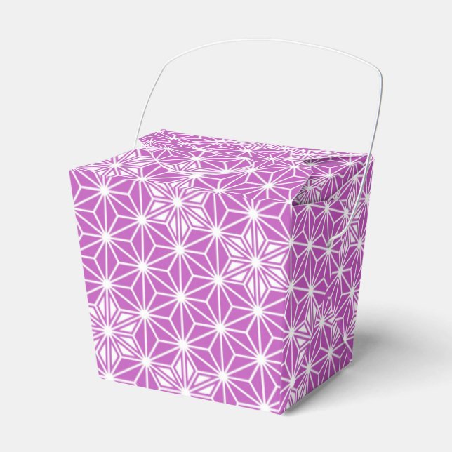 Caja Para Regalos Patrón japonés de Asanoha - orquídea (Front Side)