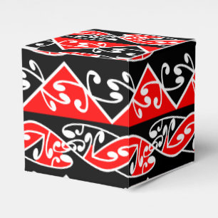 Caja Para Regalos Patrón kowhaiwhai tradicional maorí coreu