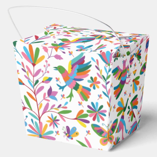 Caja Para Regalos Patrón luminoso estilo otomano mexicano (Reverso )
