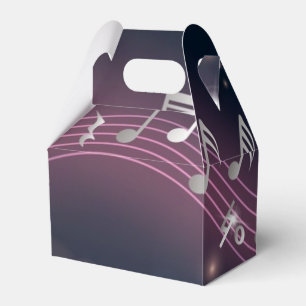 Caja Para Regalos Patrón musical