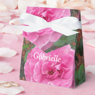 Caja Para Regalos Patrón rosa