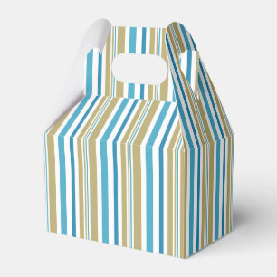 Caja Para Regalos patrón sencillo, a rayas, pil de tiro de oliva y a