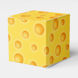 Caja Para Regalos Patrón suizo de textura con queso Cheezy