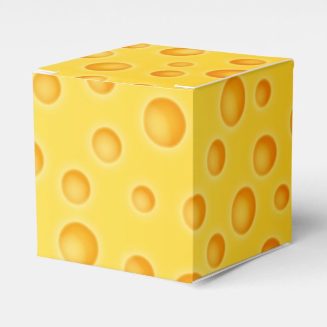 Caja Para Regalos Patrón suizo de textura con queso Cheezy (Costado Anverso)
