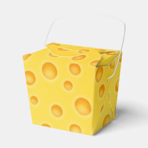 Caja Para Regalos Patrón suizo de textura con queso Cheezy