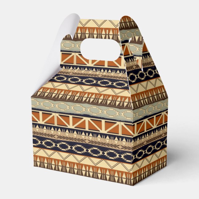 Caja Para Regalos Patrón tribal étnico africano (Front Side)