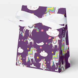 Caja Para Regalos Patrón Unicorn Funny Magic Horse