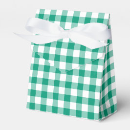 Caja Para Regalos Patrón verde de plástico moderno