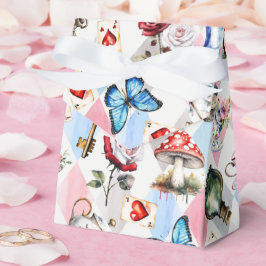 Caja Para Regalos Patrón Victoriano de Acuarela de Fantasía Capricho