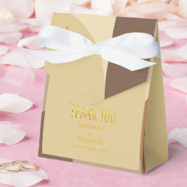 Caja Para Regalos Patrón vintage de mediados de siglo de agradecimie