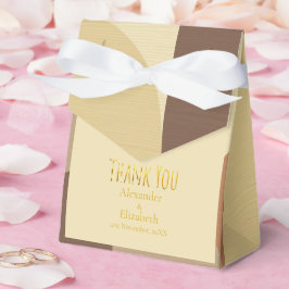 Caja Para Regalos Patrón vintage de mediados de siglo de agradecimie