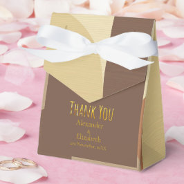 Caja Para Regalos Patrón vintage de mediados de siglo de agradecimie
