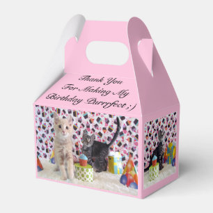 Caja Para Regalos Patton y Buffington (gato/gatito) -