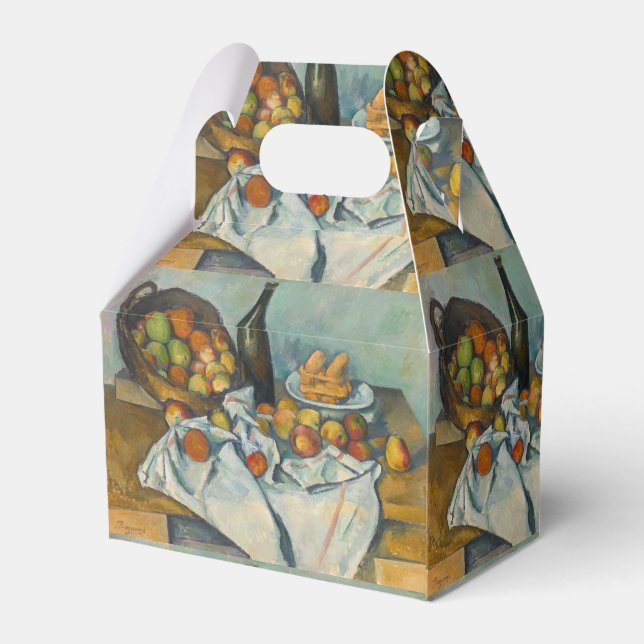 Caja Para Regalos Paul Cezanne - La canasta de manzanas (Reverso)
