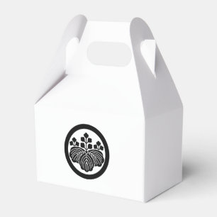 Caja Para Regalos Paulownia con 5-3 florecimiento en círculo