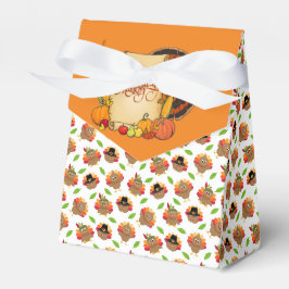 Caja Para Regalos Pavo Feliz Día de Acción de Gracias