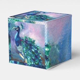 Caja Para Regalos Pavo real glorioso II