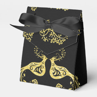 Caja Para Regalos Pavos reales enamorados