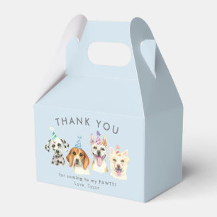 Caja Para Regalos Pawty Puppy Dog Birthday Gracias
