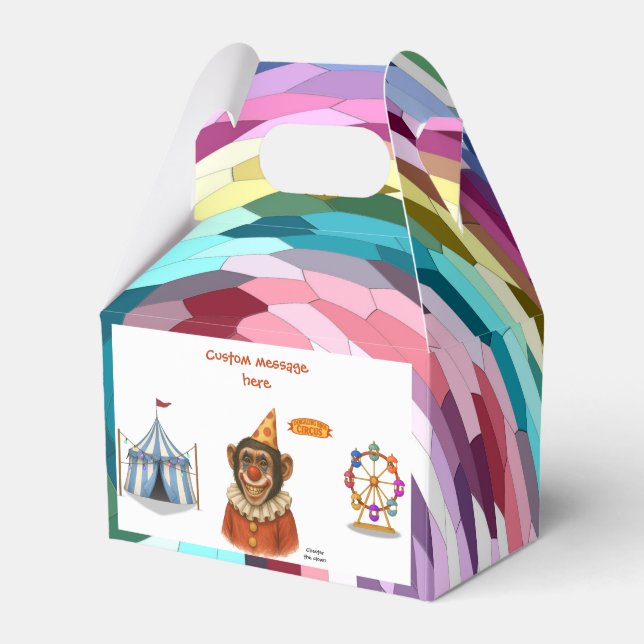Caja Para Regalos payaso chimpancé Chester (Front Side)