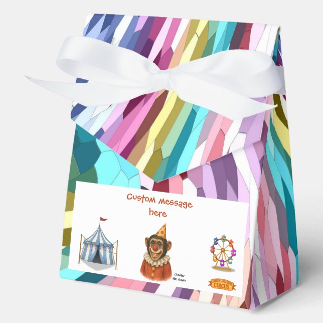 Caja Para Regalos payaso chimpancé Chester (Anverso)