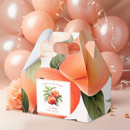 Caja Para Regalos Peach Fuzz Baby Shower