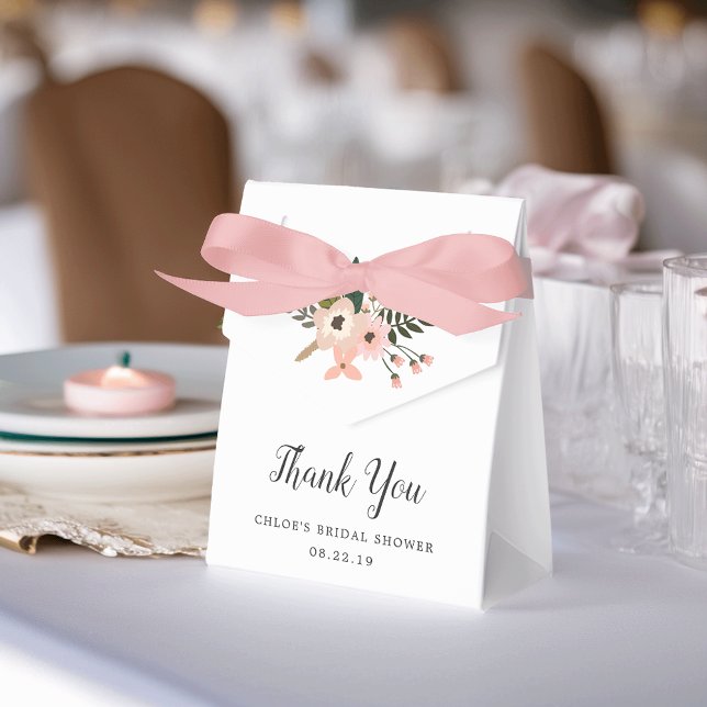 Caja Para Regalos Peach Meadow | Floral personalizada (Subido por el creador)