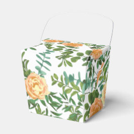 Caja Para Regalos Peach Peony y Rosa Boda Floral