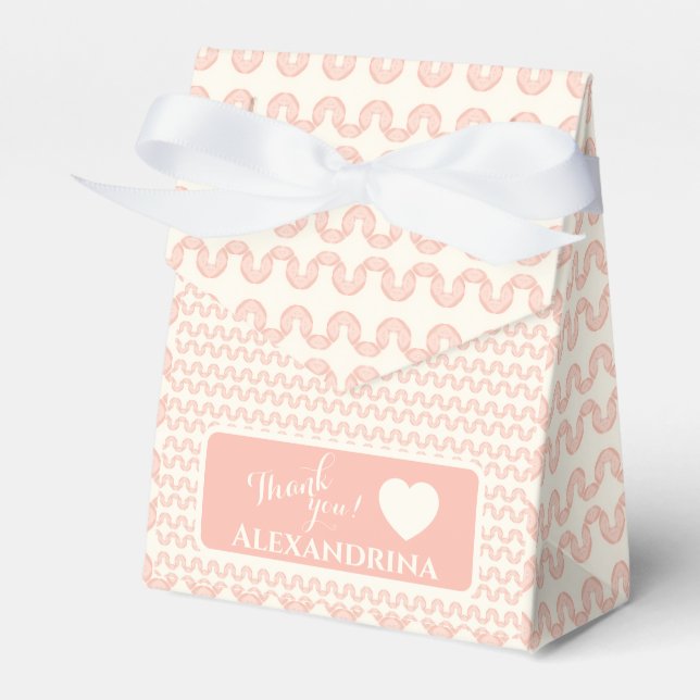Caja Para Regalos Peach Wave Pattern-Twinkle, Twinkle Little Twins F (Front Side)