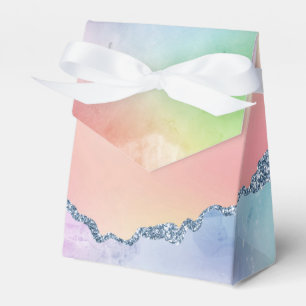 Caja Para Regalos Peachy Agate Bonito Pastel suave color de agua n