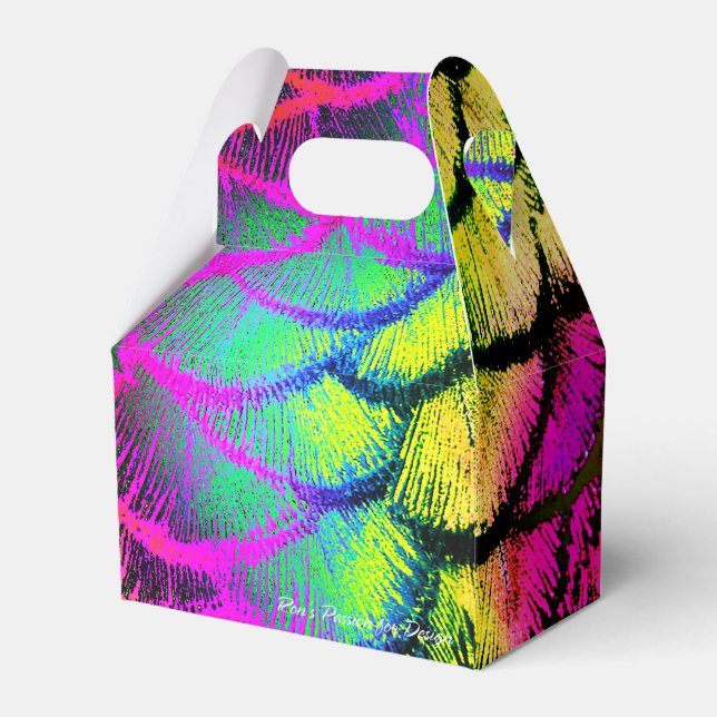 Caja Para Regalos Peacock Feathers 1 (Front Side)