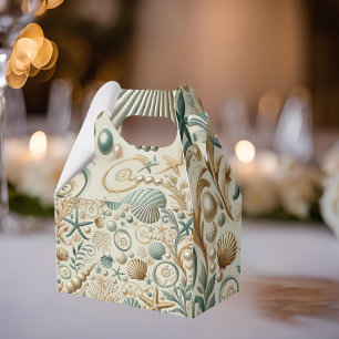 Caja Para Regalos Pearl Coast Elegance Shells Favor Box