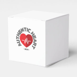 Caja Para Regalos Pegatina Corazón Auténtico 2024