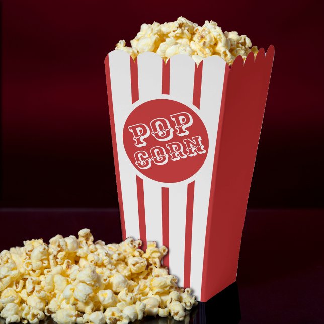 Caja Para Regalos Película de rayas rojas y blancas con palomitas de (Subido por el creador)