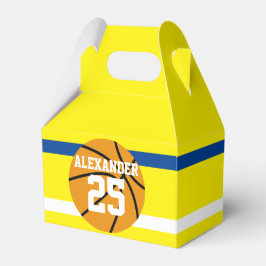 Caja Para Regalos Pelota de baloncesto | Nombre y número