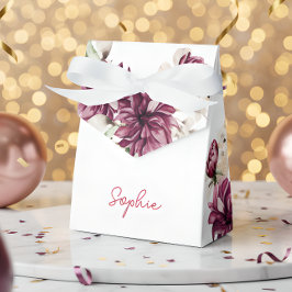 Caja Para Regalos peonatos rosados onemaravillosas acuarelas de cump