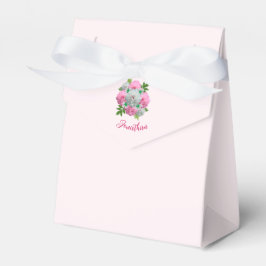 Caja Para Regalos Peony Bouquet Boda
