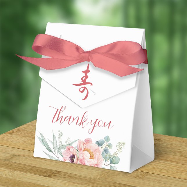 Caja Para Regalos Peony Chinese "Longevity" Birday Gift Box (Subido por el creador)