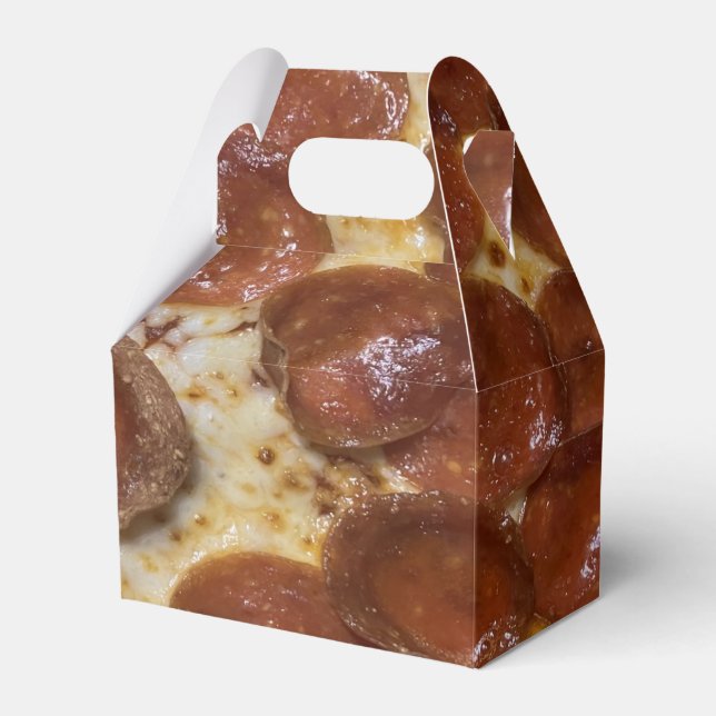 Caja Para Regalos Pepperoni Pizza (Front Side)