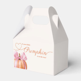 Caja Para Regalos Pequeña Baby Shower de calabaza - Caída de arco ro