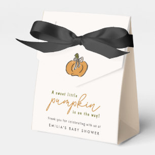 Caja Para Regalos Pequeña Calabaza En La Forma En Que Baby Shower Fa