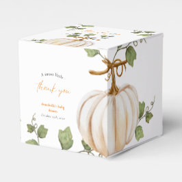 Caja Para Regalos Pequeña Calabaza Gracias Baby Shower