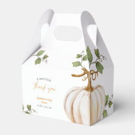 Caja Para Regalos Pequeña Calabaza Gracias Baby Shower