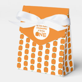Caja Para Regalos Pequeña Calabaza Primer Cumpleaños