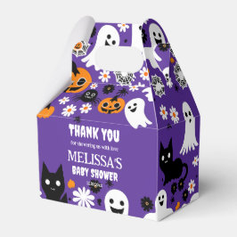 Caja Para Regalos Pequeña ducha de bebé de Halloween