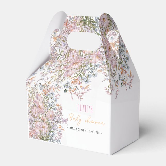 Caja Para Regalos Pequeña flor silvestre está en flor (Front Side)