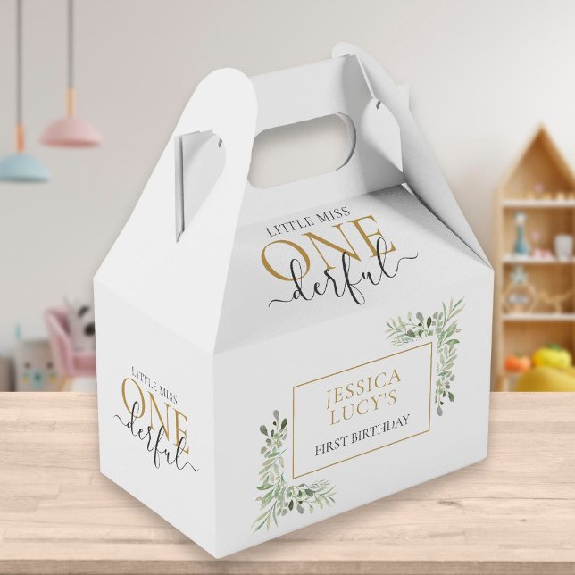 Caja Para Regalos Pequeña Miss OneMaravillosa Chica Primera Cuta de  (Subido por el creador)