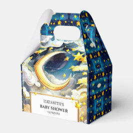 Caja Para Regalos Pequeña noche estrellada Baby Shower Celestial