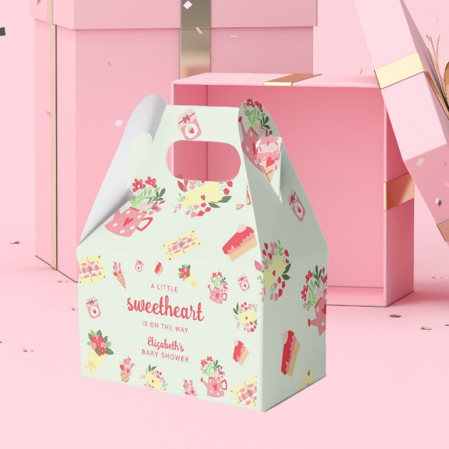 Caja Para Regalos Pequeña novia en camino a Baby Shower (Subido por el creador)